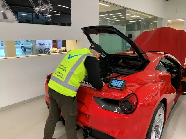 pre purchase Inspection Of Red Ferrari Gtb-in Sydney